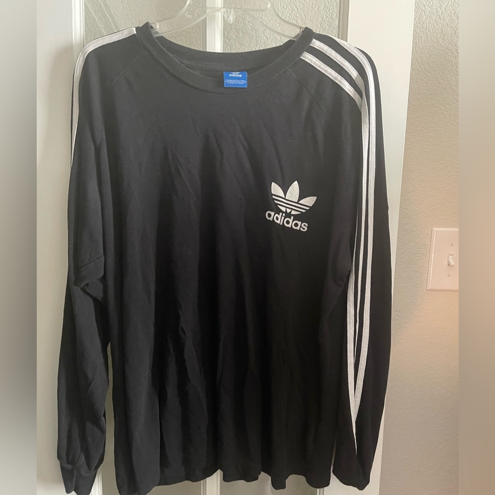 Adidas Black Crew Neck Shirt